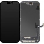 MP Lcd Display Module For Apple Iphone 15 Plus, Soft Oled Fhd Ic Movable Version, Aftermarket, Black