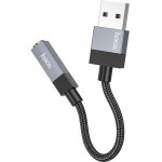 Hoco Adapter Aux Usb A (male) To Jack 3,5 Mm (female) UPA32D black