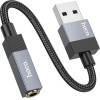 Hoco Adapter Aux Usb A (male) To Jack 3,5 Mm (female) UPA32D black