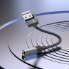Hoco Cable Aux Jack 3,5 Mm (male) To Jack 3,5 Mm (male) 1 m UPA32 black