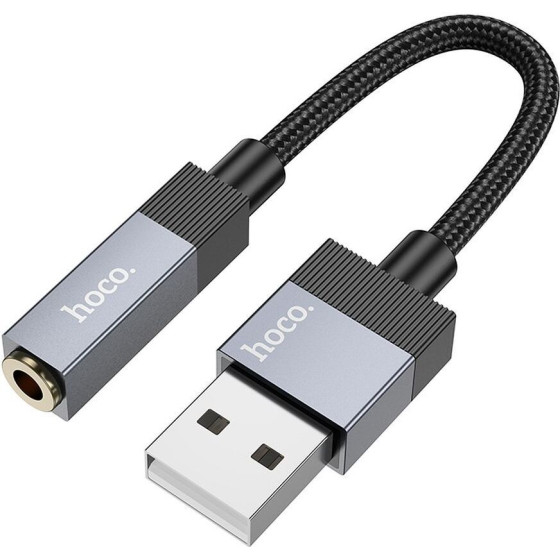 Hoco Cable Aux Jack 3,5 Mm (male) To Jack 3,5 Mm (male) 1 m UPA32 black