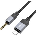 Hoco Cable Aux Jack 3,5 Mm (male) To Lightning (male) 1 m UPA32A black