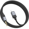 Hoco Cable Aux Jack 3,5 Mm (male) To Lightning (male) 1 m UPA32A black