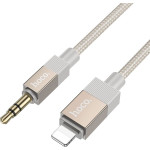 Hoco Cable Aux Jack 3,5 Mm (male) To Lightning (male) 1 m UPA32A gold