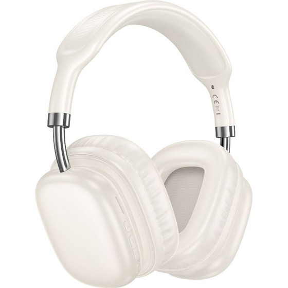 Hoco Wire Headphones Bluetooth W52 Milky white