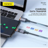 Foneng ������� �������� Usb 2.0 Power Display Aluminum Alloy Braided Usb C �� Usb C 60W 1.2m ����� - (X116)