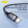 Foneng ������� �������� Usb 2.0 Zinc Alloy Head Braided Usb C �� Usb C 100W 1m ����� - (X119)