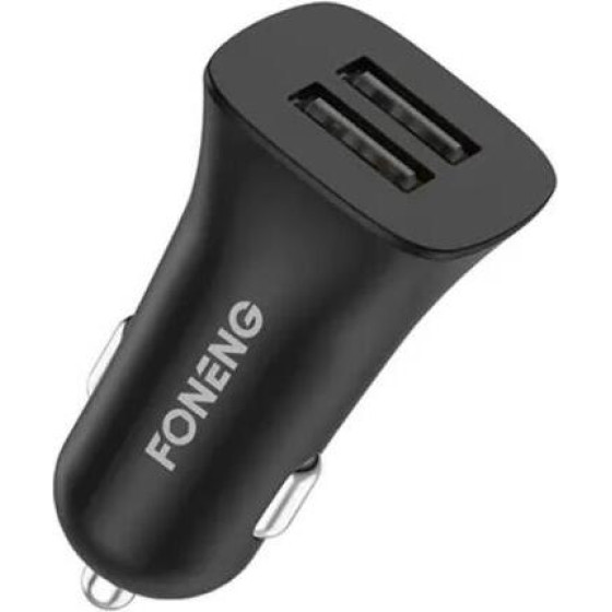 Foneng ��������� ����������� ������� �������� �� ����� ����� 2xUsb A 2.4A 12W ����� - (C07)