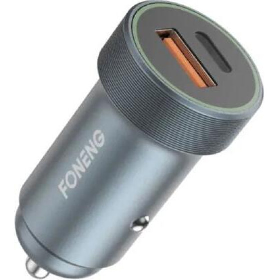 Foneng ��������� ����������� ������� �������� �� ����� ����� Usb A & Usb C 30W ���� - (C16)
