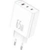 Foneng ��������� �������� ������� �������� �� ������ ����� Usb A & 2xUsb C Gan 65W 3A ����� - (GaN50)