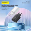 Foneng ��������� �������� ������� �������� �� ����� ����� 2xUsb A 12W 2.4A & ������� Usb A �� Usb C 1m ����� - (EU63)