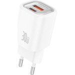Foneng ��������� �������� ������� �������� �� ����� ����� Usb A & Usb C Gan Pd 30W 3A ����� - (EU71)