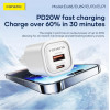 Foneng ��������� �������� ������� �������� �� ����� ����� Usb A & Usb C Gan Pd 30W 3A ����� - (EU71)
