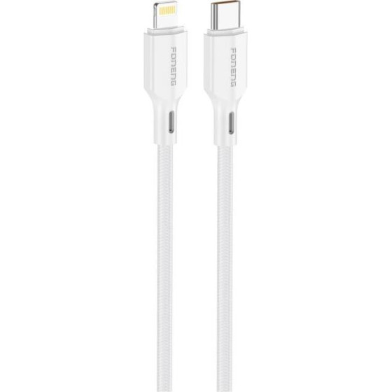 Foneng ������� �������� Usb 2.0 Braided Usb C �� Lightning Pd 30W 1m ����� - (XS11)
