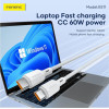 Foneng ������� �������� Usb 2.0 Braided Usb C �� Usb C 60W 1m ����� - (XS11)