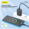 Foneng ��������� �������� ������� �������� �� ����� Usb C Gan 25W 3A ����� - (EU51)