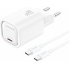 Foneng ��������� �������� ������� �������� �� ����� Usb C Pd 20W 3A & ������� Usb C �� Usb C 1m ����� - (EU69)