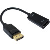 Powertech ���������� Displayport �� Hdmi 4K/60Hz, 0.1m, ������ - (CAB-DP076)