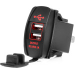 AMiO ����� �� 2 ����� Usb ��� ������ 12/24V ��������� ���������� ����� �� ������� Led ��� ����� - 1 ���. - (04228)