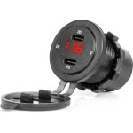 AMiO ����� �� 2 ����� USB-C ��� ������� ���������� �� ������ 12/24V ��������� �� ������� Led ������� ����� - 1 ���. - (04225)