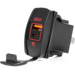 AMiO ����� �� 2 �����-Usb & USB-C ��� ������ 12/24V Quick Charge 3.0 ��������� ���������� ����� ����� - 1 ���. - (04229)
