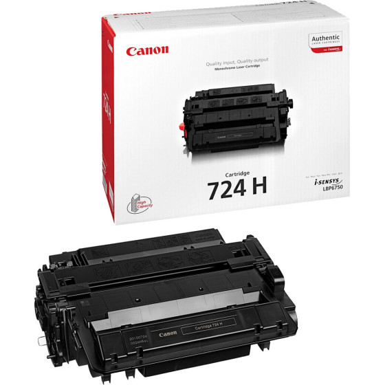 Canon CRG-724H Black Toner 12K Pages - (3482B002)