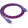 Hoco Cable Usb C To Usb C 3A 60W 1 m X116 Gradient purple
