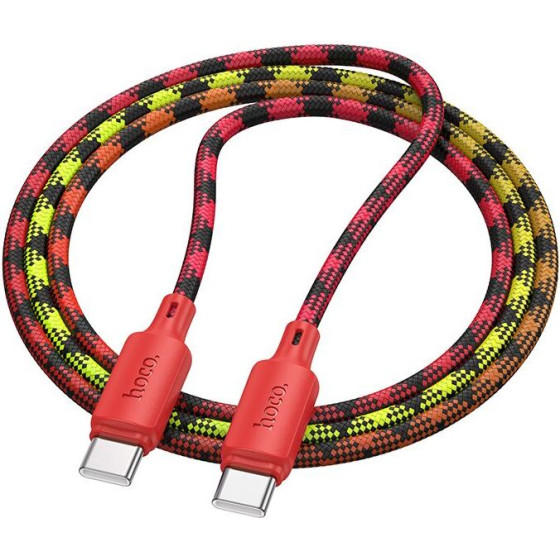 Hoco Cable Usb C To Usb C 3A 60W 1 m X116 Gradient red