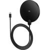 Hoco Wireless Charger CW62 15W With Cable Usb C And Digital Display black