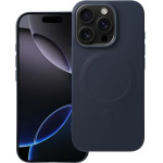 Silicone Mag Cover (Big hole) Case Compatible With Magsafe For Iphone 16 Pro Blue Titanium OEM