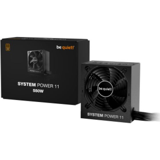 Bequiet Psu System Power 11 550W Bronze CERTIFIED, SILENCE-Optimized 12CM Silent FAN, 5YW. - (BP010EU)