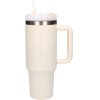 EXTRALINK Black Forest | Thermo Mug With Straw | Thermos With handle, 1200ml, Beige - (EX.28617)