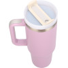 EXTRALINK Black Forest | Thermo Mug With Straw | Thermos With handle, 1200ml, Powder Pink - (EX.28631)