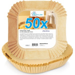 EXTRALINK Paper Liners For Air Fryers 20 x 20 cm, 50 Pcs - (EX.35670)