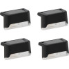 EXTRALINK Set Of 4 Solar Lights, 8 x 4.5 x 4.5 Cm Linus Warm White Led - (EX.25005)