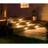 EXTRALINK Set Of 4 Solar Lights, 8 x 4.5 x 4.5 Cm Linus Warm White Led - (EX.25005)