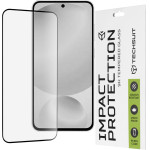 Techsuit - 111D Full Cover / Full Glue Glass - Samsung Galaxy S25 Fe - Black