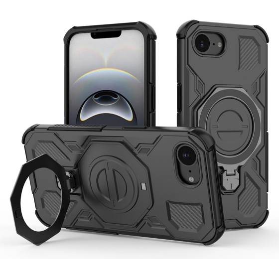 Techsuit - Carbon Shield Pro - Iphone 16e - Black