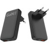 Beline Charger 1x USB-C + 1x Usb 65W Black (Only head) Pd 3.0 + Qc 3.0 - (BLN2CW65)