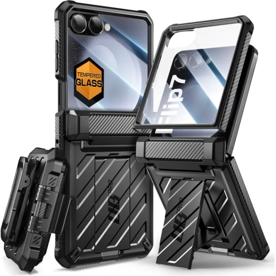 Supcase Unicorn Beetle Pro Case For Samsung Galaxy Z Flip 7 - Black - (28445-0)