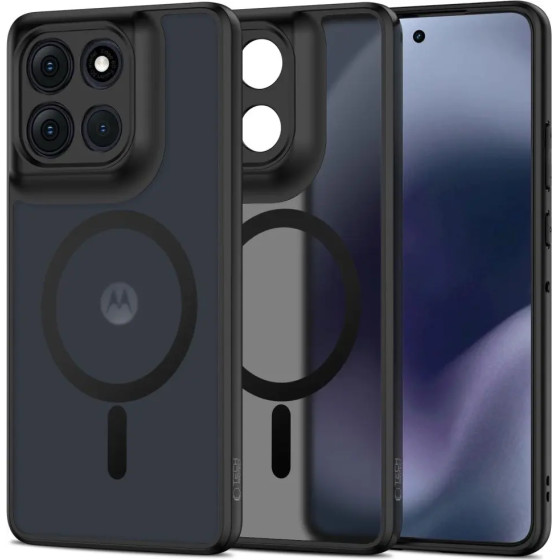 Tech-Protect Magmat Magsafe Case For Motorola Moto G86 5G - Matte Black - (28573-0)