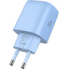 Tech-Protect NCA20 Pd 20W QC3.0 USB-A / USB-C Wall Charger - Blue - (28585-0)