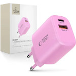 Tech-Protect NCA20 Pd 20W QC3.0 USB-A / USB-C Wall Charger - Pink - (28584-0)