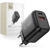 Tech-Protect NCA30 Pd 30W / QC3.0 USB-A / USB-C Wall Charger - Black - (28455-0)