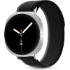 Tech-Protect Nylon Stripe Strap For Samsung Galaxy Watch 40/44/46 Mm - Black And Orange - (28606-0)