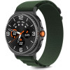 Tech-Protect Nylon Stripe Strap For Samsung Galaxy Watch 40/44/46 Mm - Green - (28609-0)