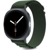 Tech-Protect Nylon Stripe Strap For Samsung Galaxy Watch 40/44/46 Mm - Green - (28609-0)