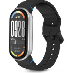 Tech-Protect Silicone Sport Strap For Xiaomi Smart Band 8 / 9 / 10 / Nfc - Black - (28618-0)