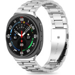 Tech-Protect Stainless Steel Strap For Samsung Galaxy Watch 40/44/46 Mm - Silver - (28561-0)