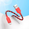Hoco Cable Usb A To Micro Usb 2,4A 1 m Gradient red
